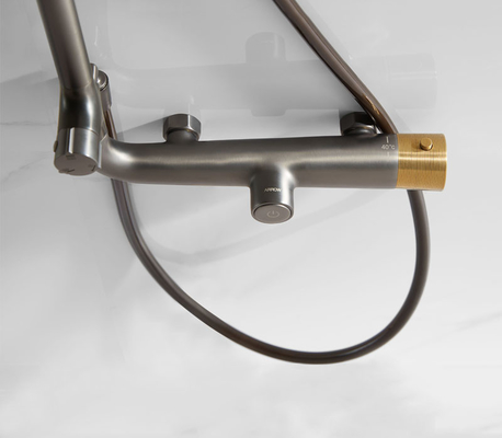 Wall Mounted Chrome Plated Hand Shower System For Home Hotel Bathroom