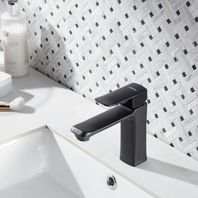 ARROW Modern Design Chrome Bathroom Vanity Faucet with Ceramic Cartridge Single Hole Deck Mounted Basin Mixer Faucet