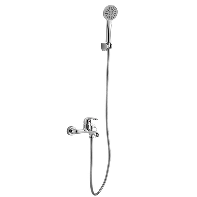 Wall-mounted Handshower Bathroom Single Lever Bath Round Shower Household Sanitary Ware