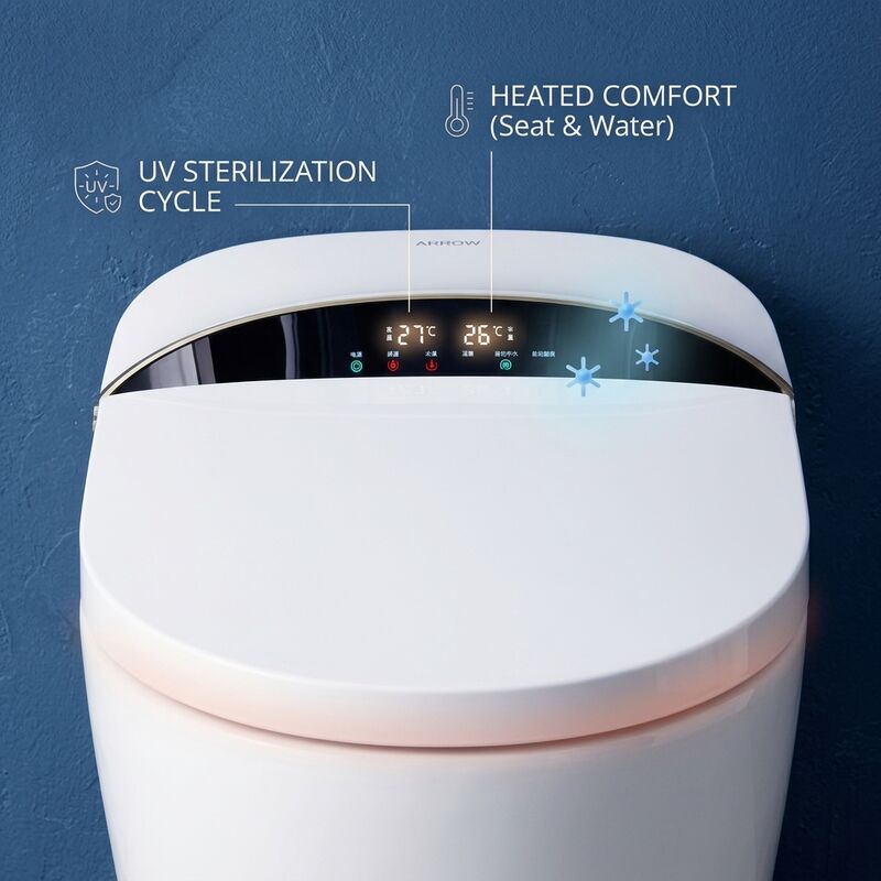 ARROW AKB1335 Intelligent Toilet UV Sterilization Heated Seat Auto Open & Close Auto Cleaning WC
